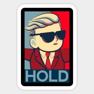 WSB HOLD Sticker